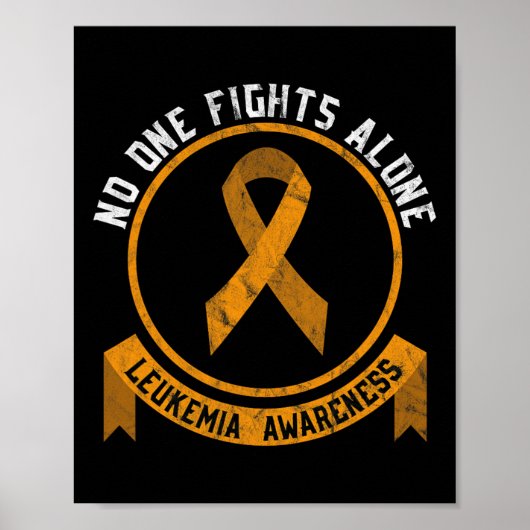 Leukämie Bewusstsein Kampf gegen den Stigma Blutkr Poster (Vorne)