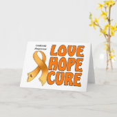 Leukämie-Bewusstsein Karte (Gelbe Blume)