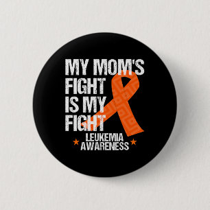 Leukämie Bewusstsein Mama Kampf Orangen Band Gesch Button