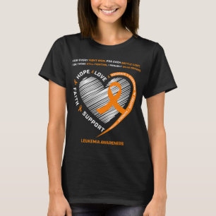 Leukämie Bewusstsein Männer Frauen Kinder Familie T-Shirt