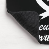 Leukämie Bewusstsein Monat Orange Ribbon Warrior F Mousepad (Ecke)