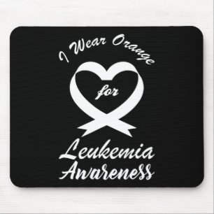 Leukämie Bewusstsein Monat Orange Ribbon Warrior F Mousepad