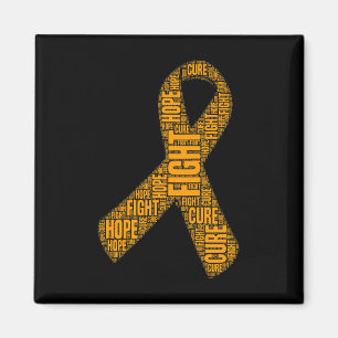 Leukämie Bewusstsein Orange Fight Hope Cure Band Magnet