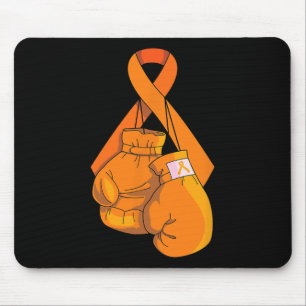 Leukämie Bewusstsein Orange Ribbon Boxhandschuhe Mousepad