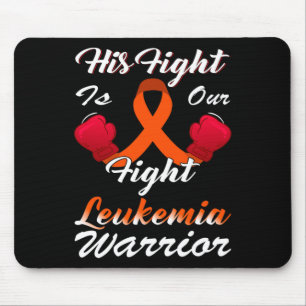 Leukämie Bewusstsein Orange Ribbon Krieger kämpfen Mousepad