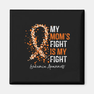 Leukämie Bewusstsein Orange Ribbon Meine Mama kämp Magnet
