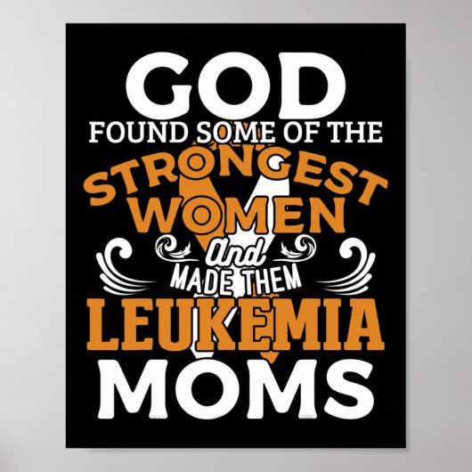 Leukämie Bewusstsein Orange Ribbon Poster (Vorne)