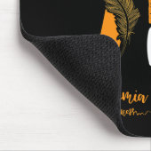 Leukämie Bewusstsein Orangen-Ribbon-Krebs-Survivor Mousepad (Ecke)