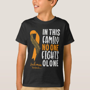 Leukämie Bewusstsein Orangen-Ribbon-Krebs-Survivor T-Shirt