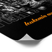 Leukämie Bewusstsein Poster (Ecke)