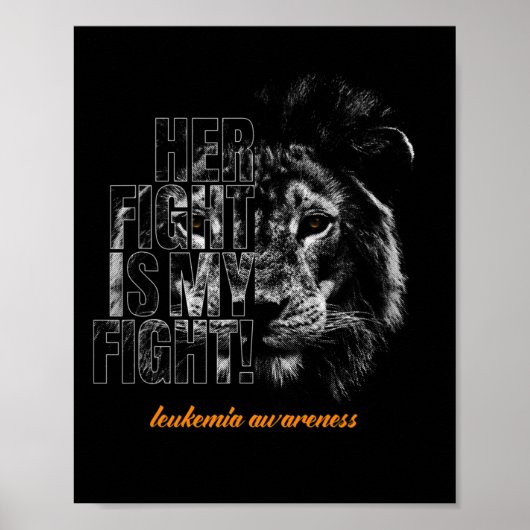 Leukämie Bewusstsein Poster (Vorne)
