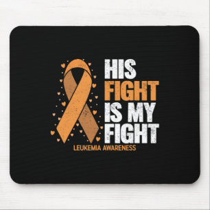 Leukämie-Bewusstsein Sein Kampf ist mein Kampf Leu Mousepad