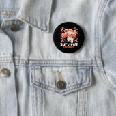 Leukämie-Bewusstsein Überlebender Elefant Süßes Bo Button (Beispiel)