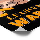 Leukämie-Bewusstsein vor allem bei Leerfahrten Poster (Ecke)