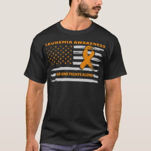 Leukämie-Bewusstsein Wir bekämpfen Krebs gemeinsam T-Shirt