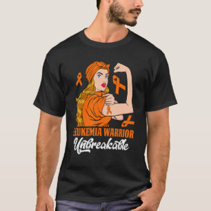 Leukämie-Bewusstseins-Kriegerin Unzerbrechlich Sta T-Shirt
