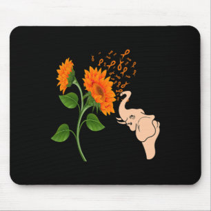 Leukämie Blume Mousepad