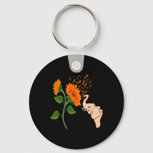 Leukämie Blume Schlüsselanhänger