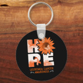 Leukämie Blume Schlüsselanhänger (Vorderseite)