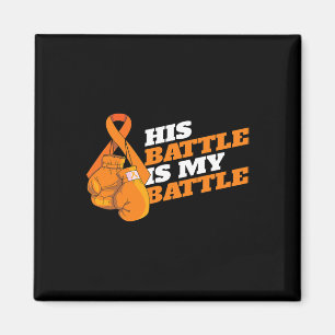 Leukämie Blutkrebs Bewusstsein Orange Ribbon Boxi Magnet
