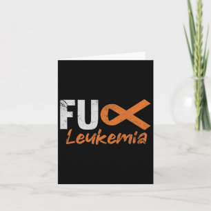 Leukämie Blutkrebs Kämpfen Bewusstsein erschüttert Karte