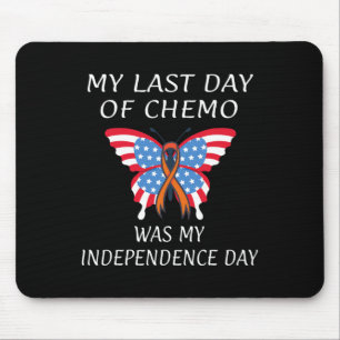 Leukämie Blutkrebs USA - Amerikanische Flagge unab Mousepad
