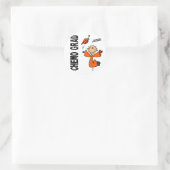 Leukämie CHEMO GRAD 1 Runder Aufkleber (Tasche)