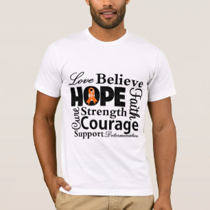 Leukämie-Collage der Hoffnung T-Shirt