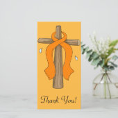 Leukämie Dankeskarte (Stehend Vorderseite)