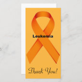 Leukämie Dankeskarte (Vorne/Hinten)
