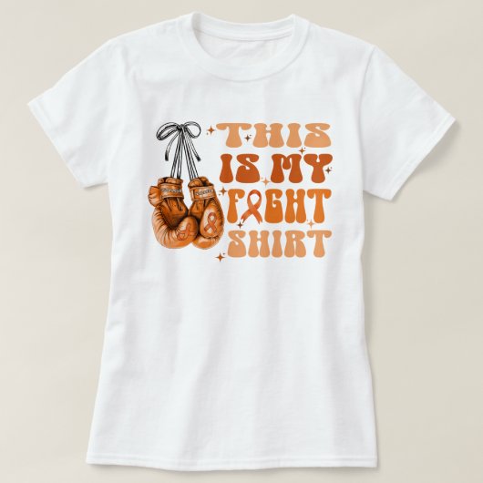 Leukämie Dies ist mein Shirt für den Kampf gegen K (Design vorne)