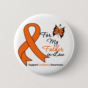 Leukämie - für meinen Schwiegervater Button