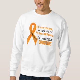 Leukämie I Proudly Wear Orange Sweatshirt