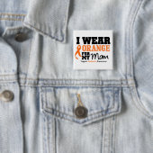 Leukämie ich trage Orange für meine Mama Button (Beispiel)