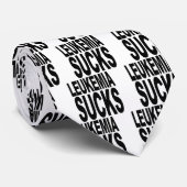 Leukämie ist zum Kotzen Krawatte (Gerollt)