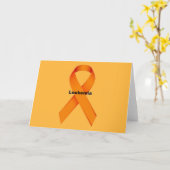 Leukämie Karte (Gelbe Blume)