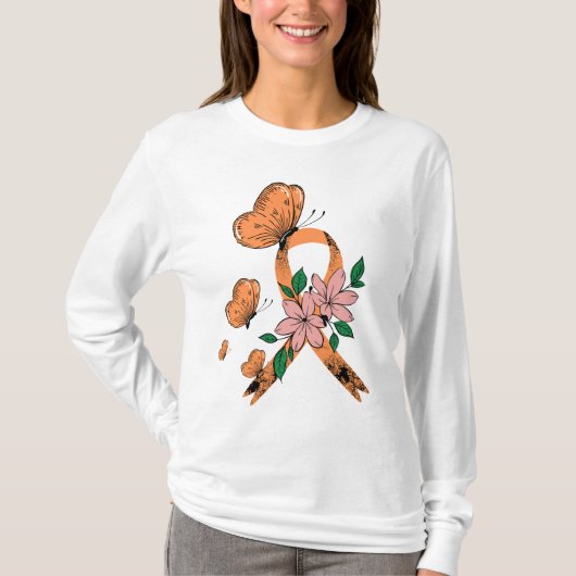 Leukämie Krebs Bewusstsein- Leukämie-Krieger T-Shirt (Vorderseite)