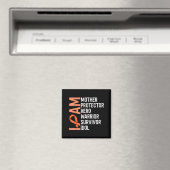 Leukämie-Krebs-Bewusstsein Mutter Held Krieger Magnet (In Situ (Geschirrspüler))