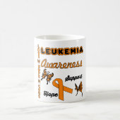 Leukämie-Krebs-Bewusstseins-Kaffee-Tasse Kaffeetasse (Mittel)