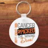Leukämie Krebs hat die falsche Diva gefunden Schlüsselanhänger (Vorderseite)