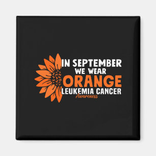 Leukämie-Krebsbewusstsein im September Tragen Sie Magnet