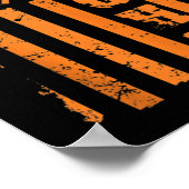 Leukämie Krebsbewusstsein Leukämie Orangenband Poster (Ecke)