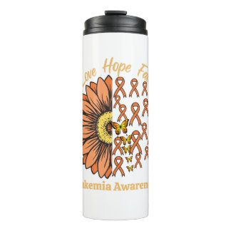 Leukämie Krebsbewusstsein Sonnenblumen Thermosbecher