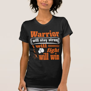 Leukämie Krebsgeschwür Ich werde stark Bleibe T-Shirt