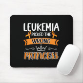 Leukämie Krebsüberlebung Kriegermädchen kämpfen Le Mousepad (Mit Mouse)