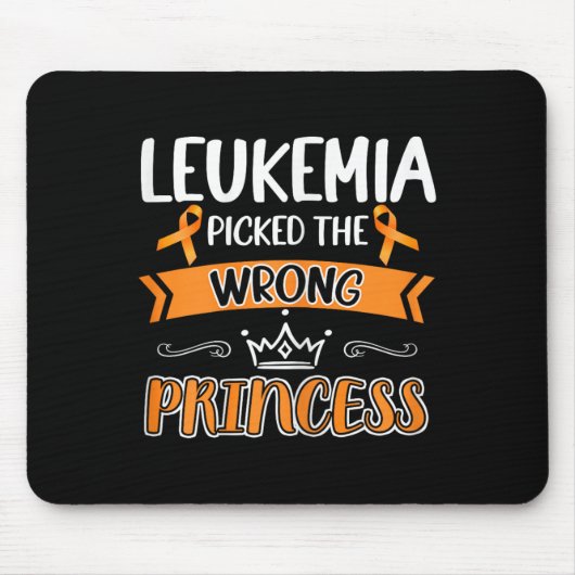 Leukämie Krebsüberlebung Kriegermädchen kämpfen Le Mousepad (Vorne)