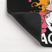 Leukämie-Krieger sind magische Unicorn Leukämie Aw Mousepad (Ecke)