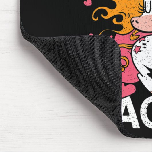 Leukämie-Krieger sind magische Unicorn Leukämie Aw Mousepad (Ecke)