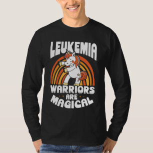 Leukämie-Krieger sind magische Unicorn Leukämie Aw T-Shirt