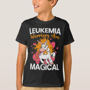 Leukämie-Krieger sind magische Unicorn Leukämie Aw T-Shirt